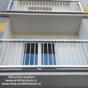 Síť proti holubům – 5,95x1,8m NEZATEPLENÁ FASÁDA Kompletní sada pro montáž balkon / lodžie
